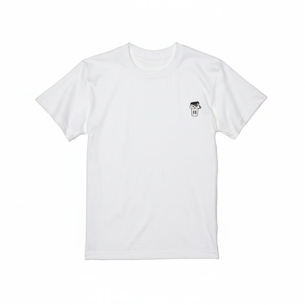 【2月2日発売開始】One Point T-Shirt（モノクロ刺繍）